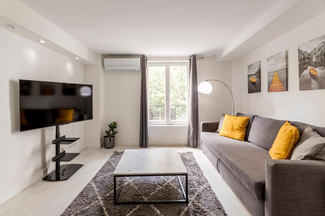Design 1 Bdr With Ac Apartment Париж Екстериор снимка